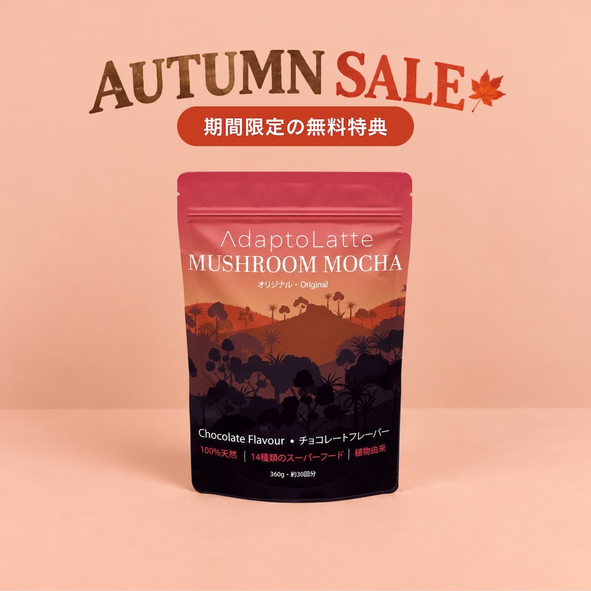 アダプトラテ | Mushroom Coffee | 機能性キノコ配合 |マッシュルーム