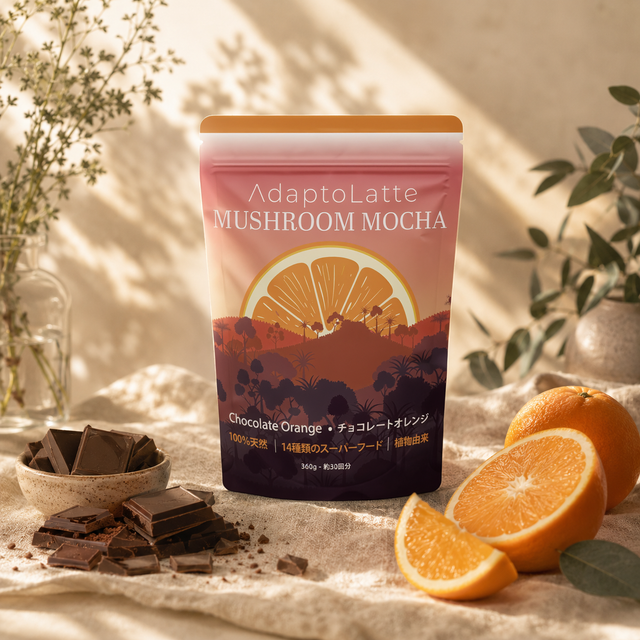 アダプトラテ | Mushroom Coffee | 機能性キノコ配合 | マッシュルーム