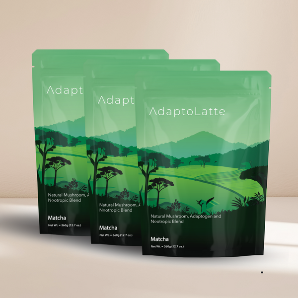 Adaptolatteアダプトラテオリジナル・デカフェセット各360g+抹茶 three_matcha_grande.png?v=