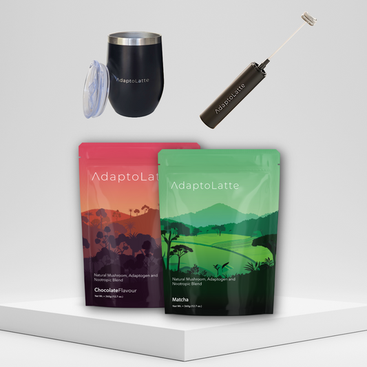 アダプトラテ抹茶+オリジナル  ダブル定期購入（無料マグ+ホイップ付き）